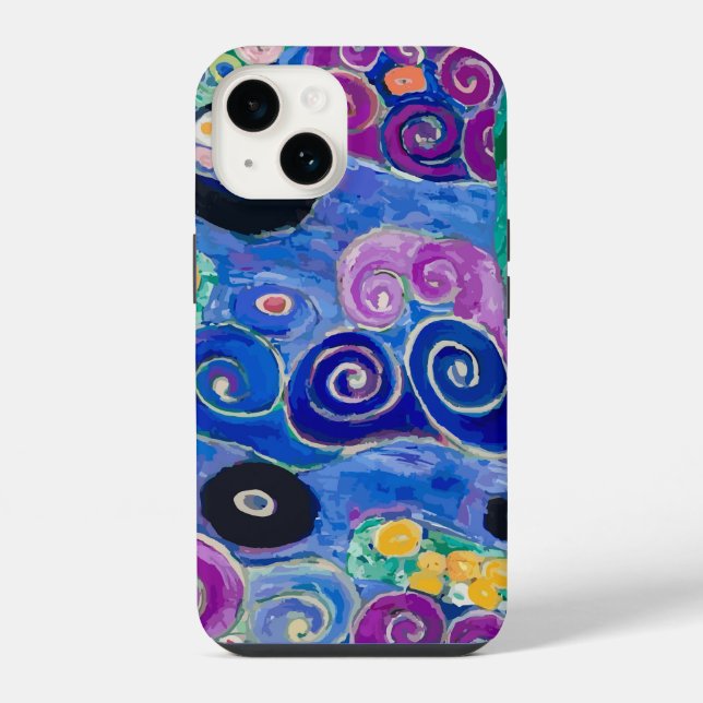  The Maiden by Gustav Klimt iPhone Case (Back)
