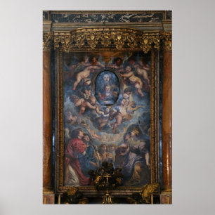 The Main Altar of the Church of Santa Maria Poster