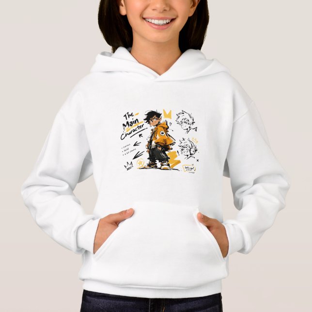The Main Character Anime Style Cool Art (Front)