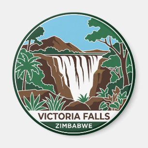 The Main Falls, Victoria Falls Zimbabwe Magnet