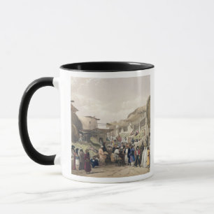 The Main Street in the Bazaar at Caubul, in the Fr Mug