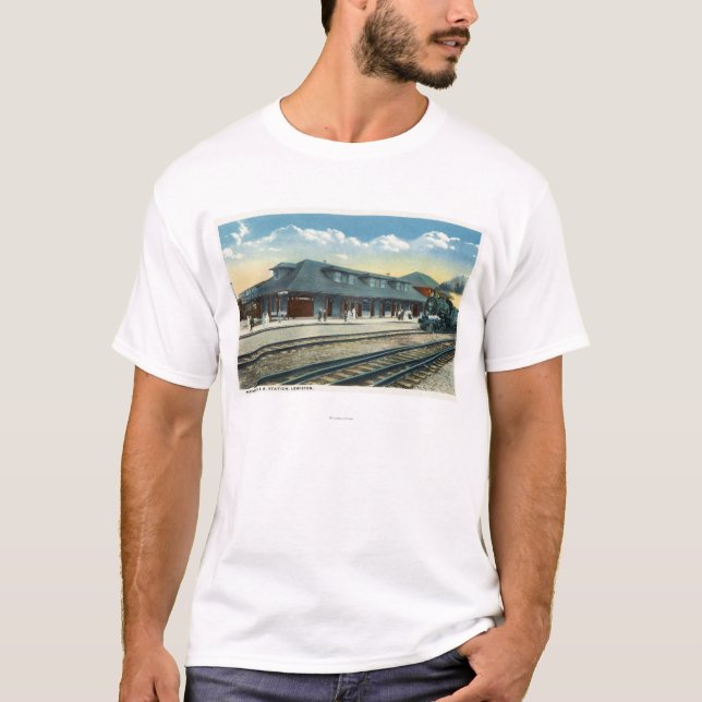 The Maine Central Railroad Station T-Shirt (Front)