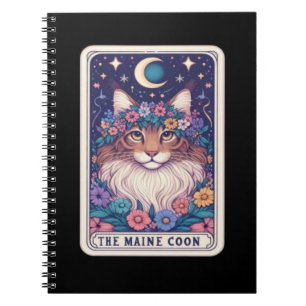 The Maine Coon Cat Tarot Card Notebook Collection