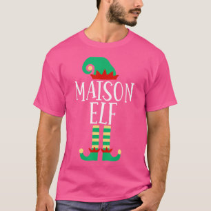 The Maison Elf Family Matching Christmas Pajamas T-Shirt