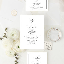 The Maison Suite | Monogram Open Face Wedding