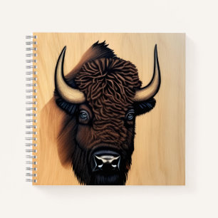 The Majestic Bison - A Symbol Of Power And Freedom Notebook