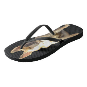THE MAJESTIC GERMAN SHEPHERD  FLIP FLOPS