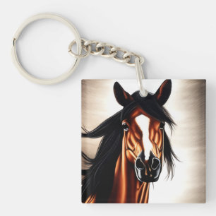 The Majestic Mustang - The Spirt Of Freedom Key Ring
