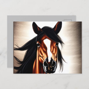 The Majestic Mustang - The Spirt Of Freedom Postcard