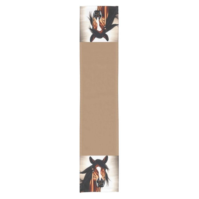 The Majestic Mustang - The Spirt Of Freedom Short Table Runner (Front)