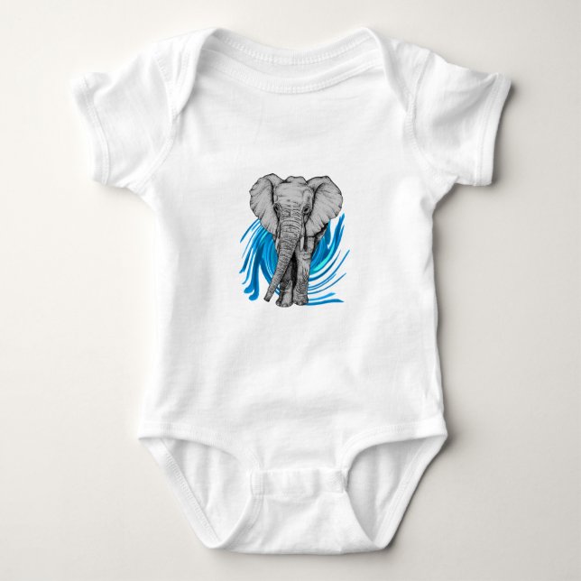 THE MAJESTIC ONE BABY BODYSUIT (Front)
