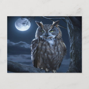 The Majestic Owl Postcard