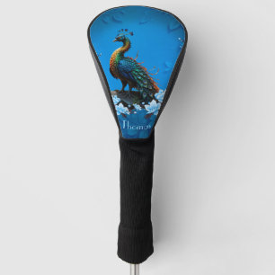 The majestic peacock: A play of colours in nature. Golf Head Cover
