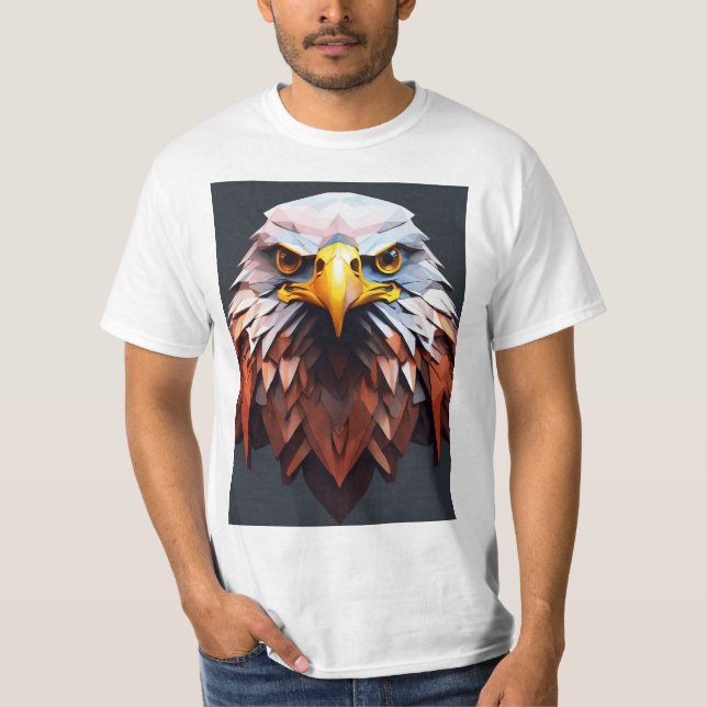 The Majestic Soar: Falcon Elegance Tee (Front)