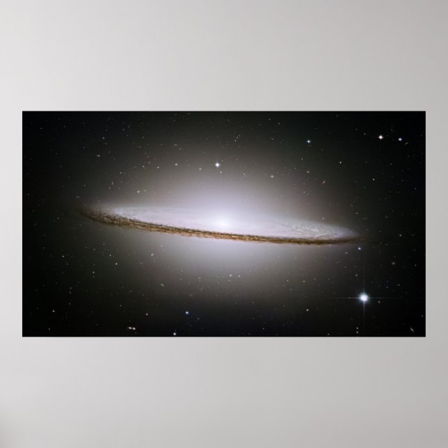 The Majestic Sombrero Galaxy (M104) Poster (Front)