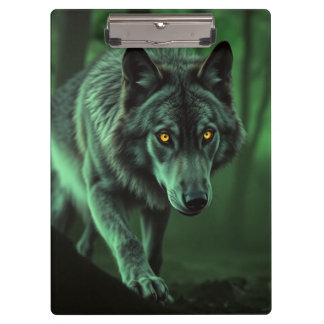"The Majesty of the Wild: The Alpha in the Forest" Clipboard