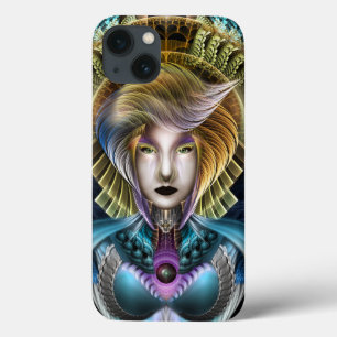 The Majesty Of Trilia Fractal Fantasy Portrait iPhone 13 Case