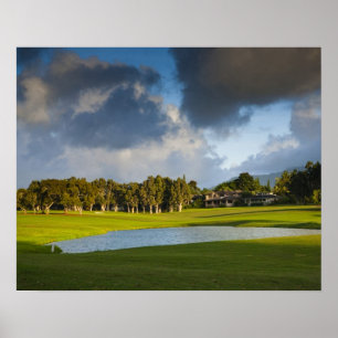 The Makai golf course in Princeville 4 Poster