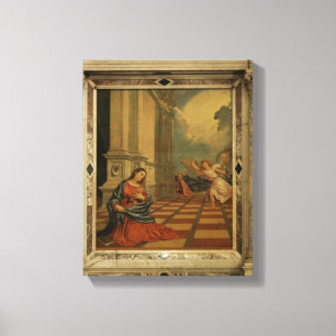 The Malchiostro Annunciation, c.1520 (oil on panel Canvas Print