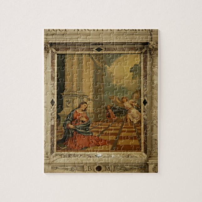 The Malchiostro Annunciation, c.1520 (oil on panel Jigsaw Puzzle (Vertical)