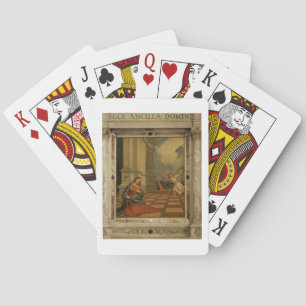 The Malchiostro Annunciation, c.1520 (oil on panel Playing Cards