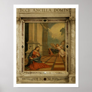 The Malchiostro Annunciation, c.1520 (oil on panel Poster