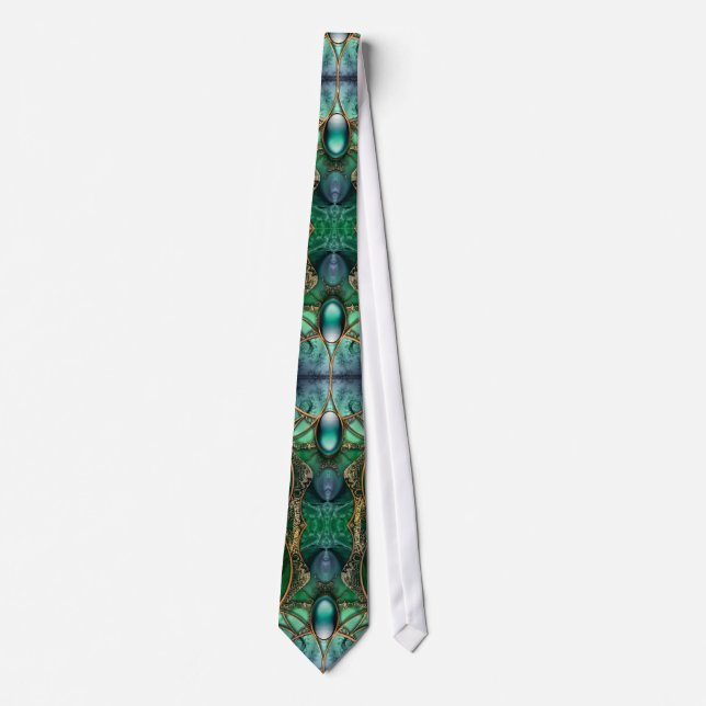 The Malkin Jewel Fractal Tie (Front)