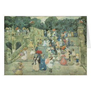 The Mall, Central Park by Maurice Prendergast