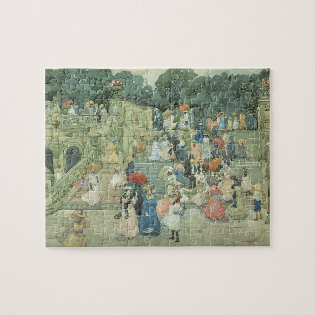 The Mall, Central Park by Maurice Prendergast Jigsaw Puzzle (Horizontal)