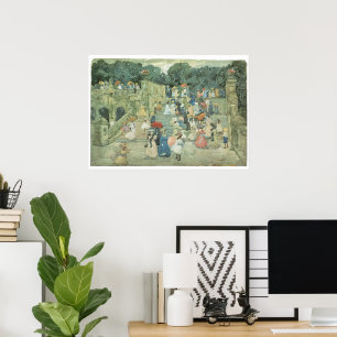 The Mall, Central Park by Maurice Prendergast Poster