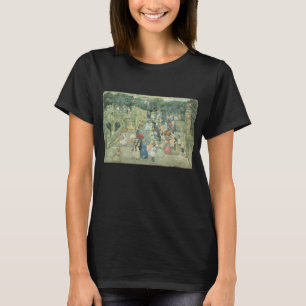 The Mall, Central Park by Maurice Prendergast T-Shirt