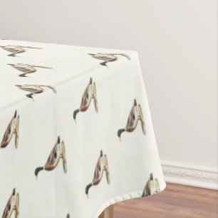 The Mallard or Wild Duck (Anas platyrhynchos) Tablecloth