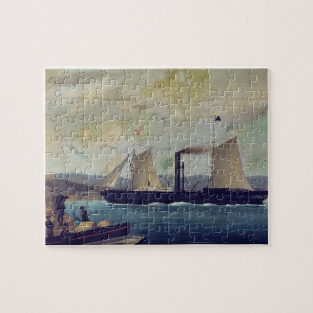 The 'Mallorcan', ship on which George Sand and Cho Jigsaw Puzzle (Horizontal)