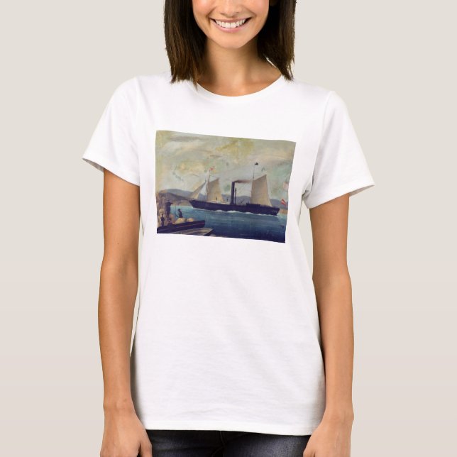 The 'Mallorcan', ship on which George Sand and Cho T-Shirt (Front)
