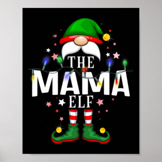 The Mama Elf Christmas Family Pajama Party  Poster