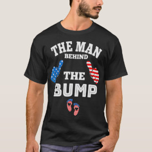 The Man Behind The Baby Bump, July 4th T-Shirt