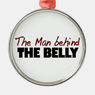 The Man Behind the Belly Metal Tree Decoration