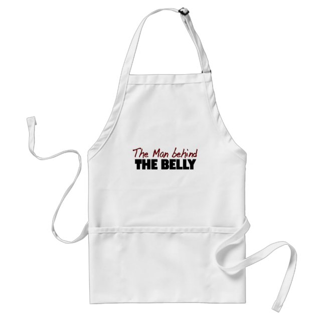 The Man Behind The Belly Standard Apron (Front)