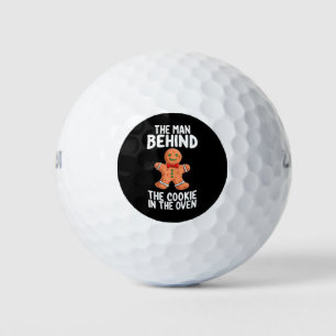 The Man Behind The Cookie In The Oven Christmas Pr Golf Balls