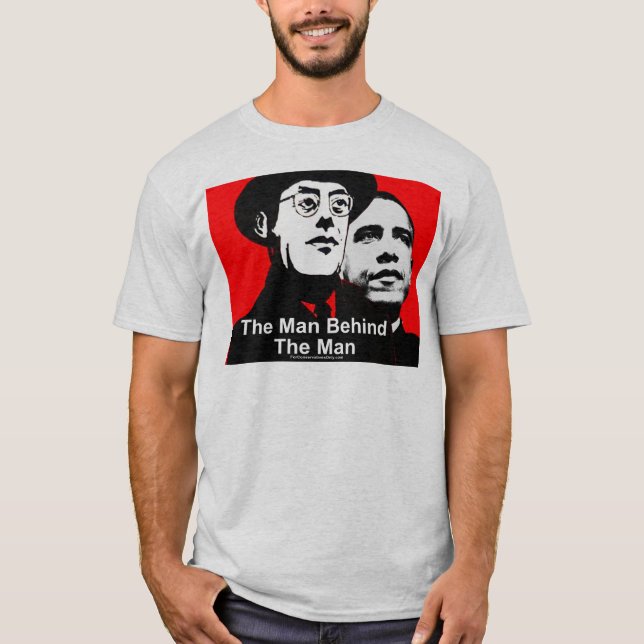 The Man Behind The Man - Saul Alinsky T-Shirt (Front)