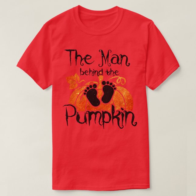 The Man Behind The Pumpkin (3) T-Shirt (Design Front)
