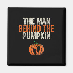 The Man Behind The Pumpkin Halloween Pregnancy Ann Magnet