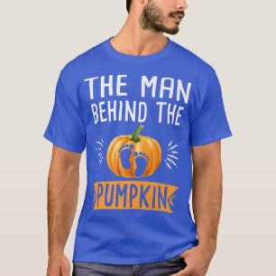 The Man Behind The Pumpkin Halloween Pregnancy Epe T-Shirt