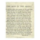 The Man In The Arena Quote by Theodore Roosevelt
