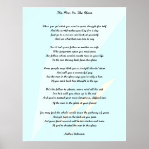 The Man In The Glass Poster