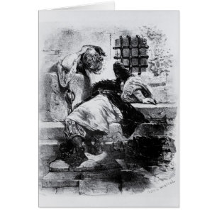 The Man in the Iron Mask in his Prison