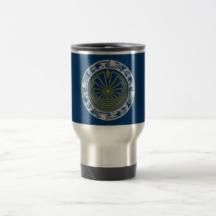 The Man in the Maze - Ornament gold silver Travel Mug
