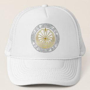 The Man in the Maze - Ornament gold silver Trucker Hat