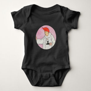 The Man in the Moon Mother Goose Nursery Rhyme Baby Bodysuit