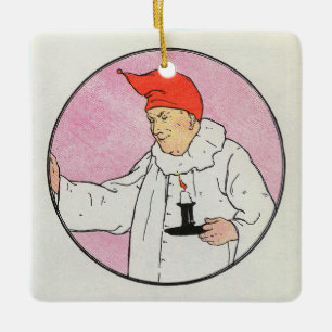 The Man in the Moon Mother Goose Nursery Rhyme Ceramic Ornament